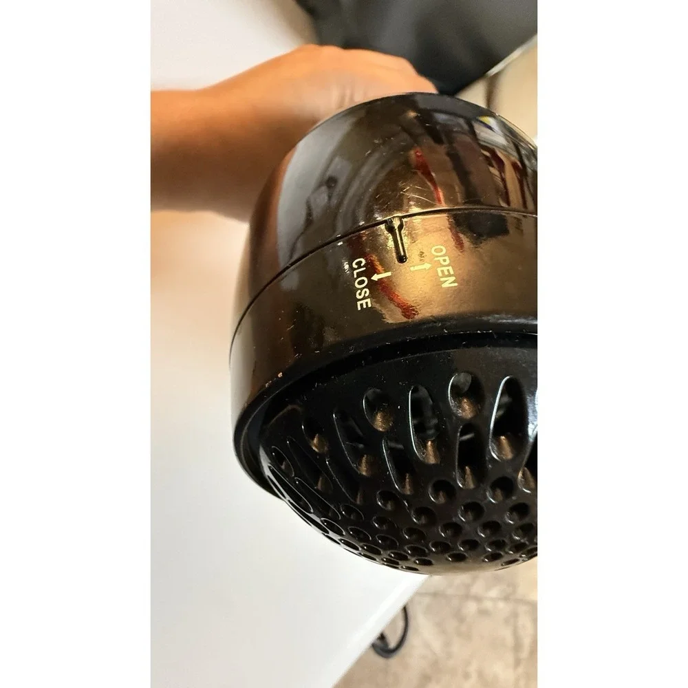 CHI Pro Low EMF Hair Dryer GF1505 1500W Black w Concentrator Tested